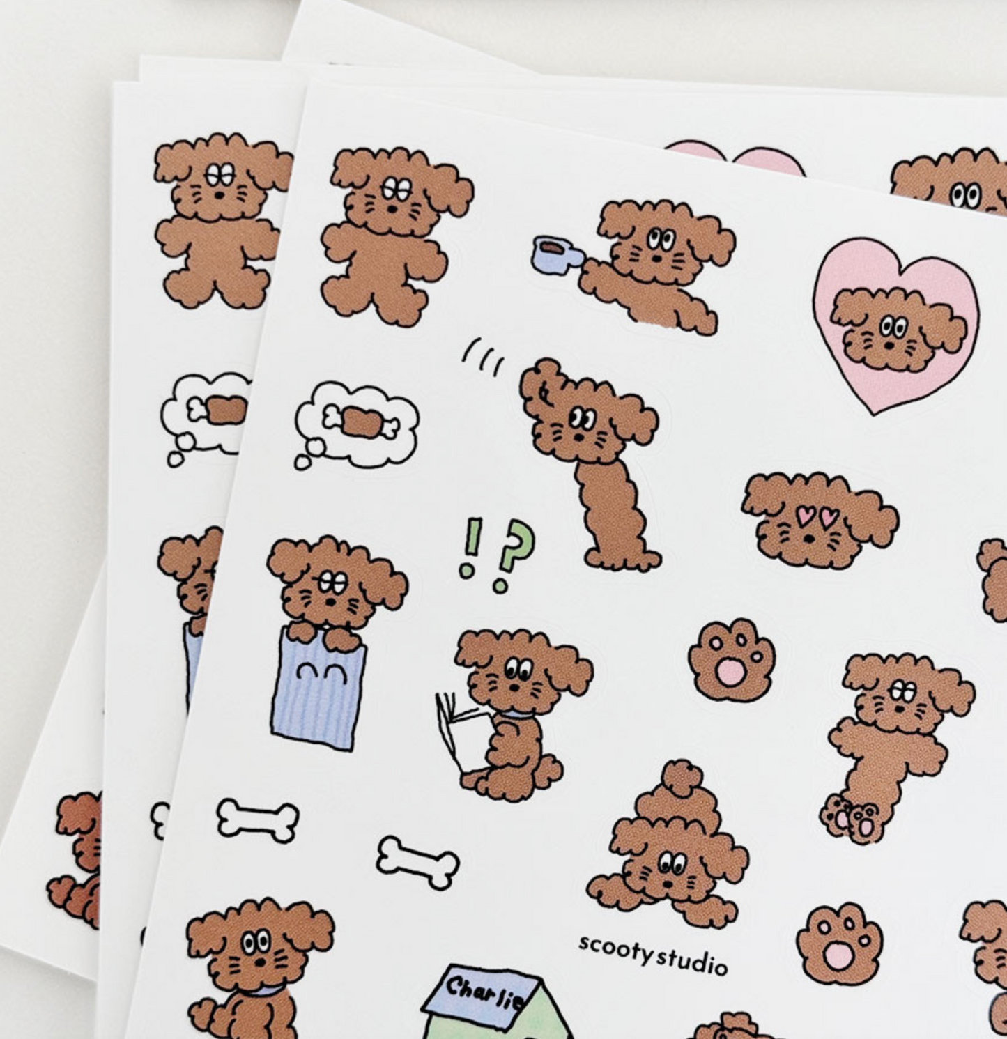Scooty Studio Charlie Sticker 03