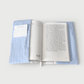 Organize a bit Blue Stripe Book Cover