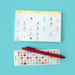 Organize a bit Monthly Memo Pad / 2 Designs
