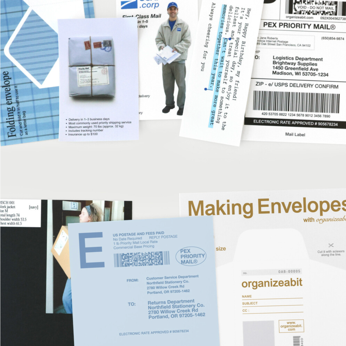 Organize a bit MAIL Deco Pack