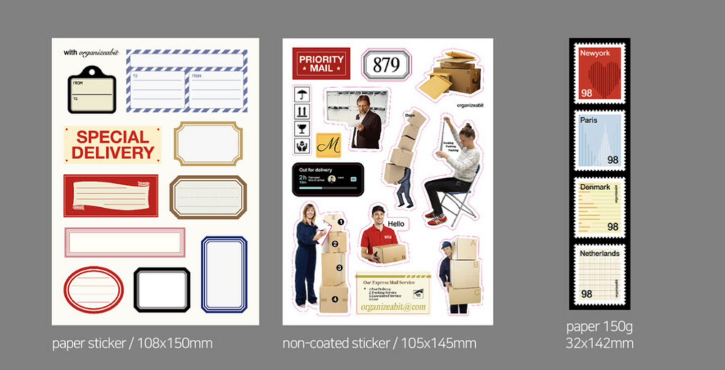 Organize a bit MAIL Deco Pack
