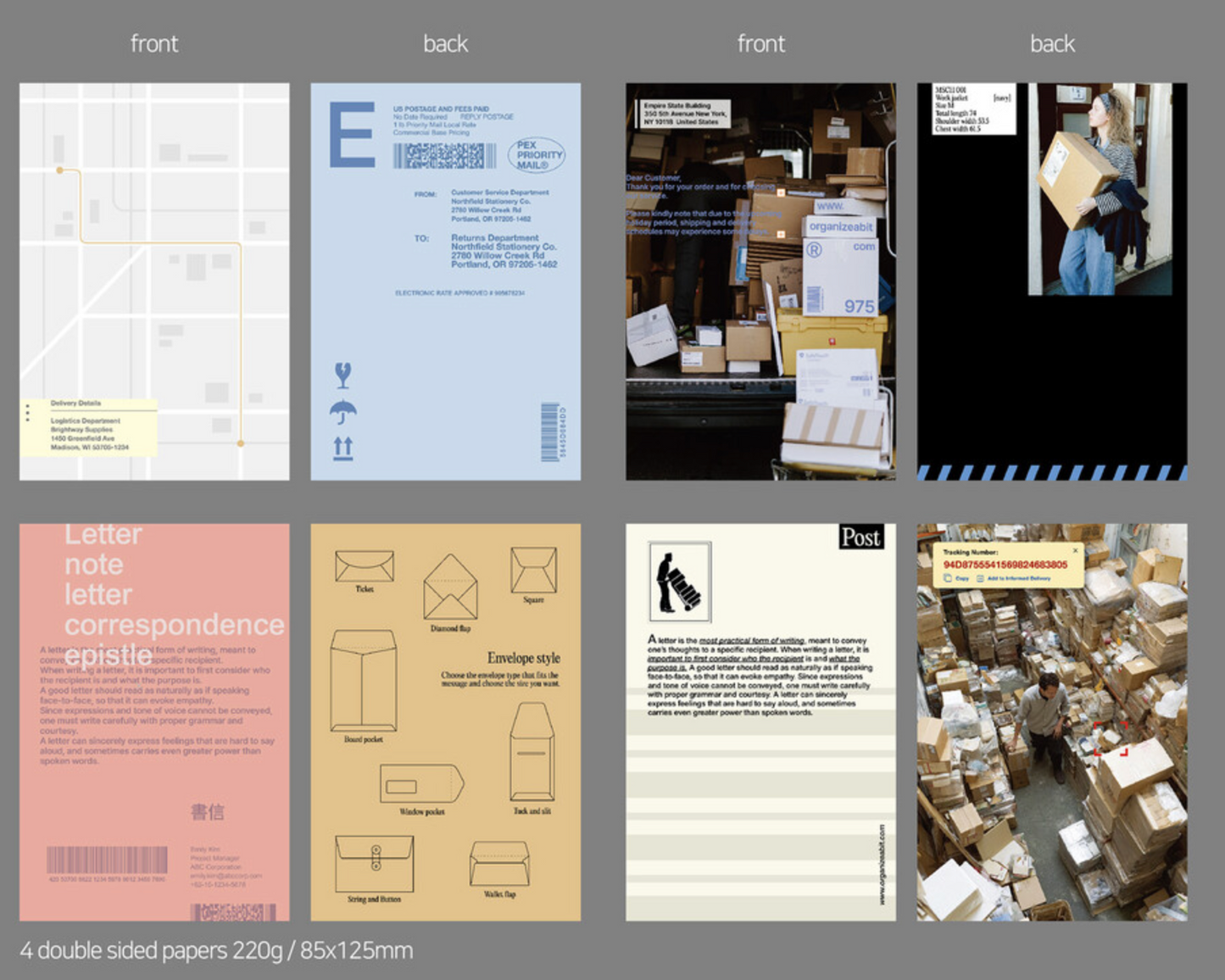 Organize a bit MAIL Deco Pack