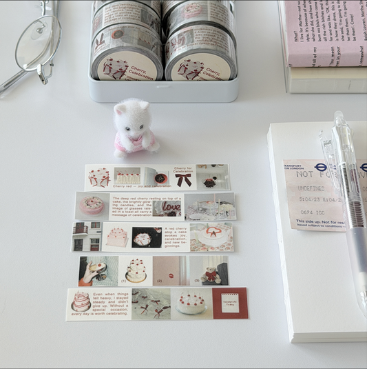 Log Archive Cherry Celebration Masking Tape