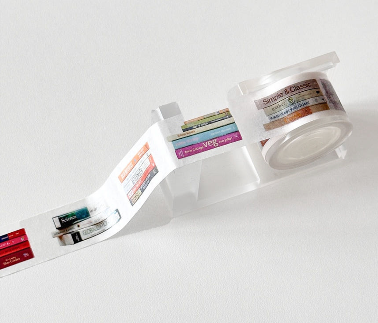 Log Archive Book Stack Masking Tape