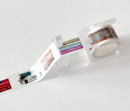 Log Archive Book Stack Masking Tape
