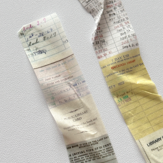 Log Archive Library Story Masking Tape