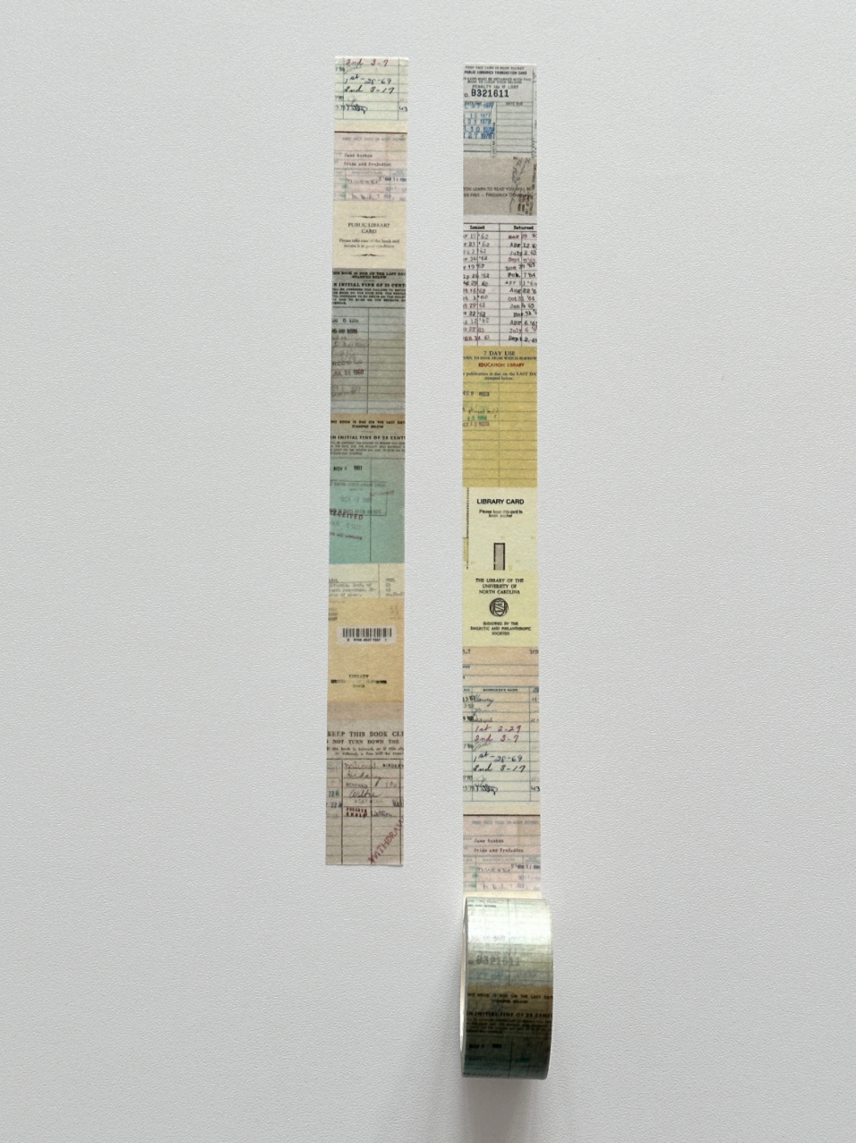 Log Archive Library Story Masking Tape