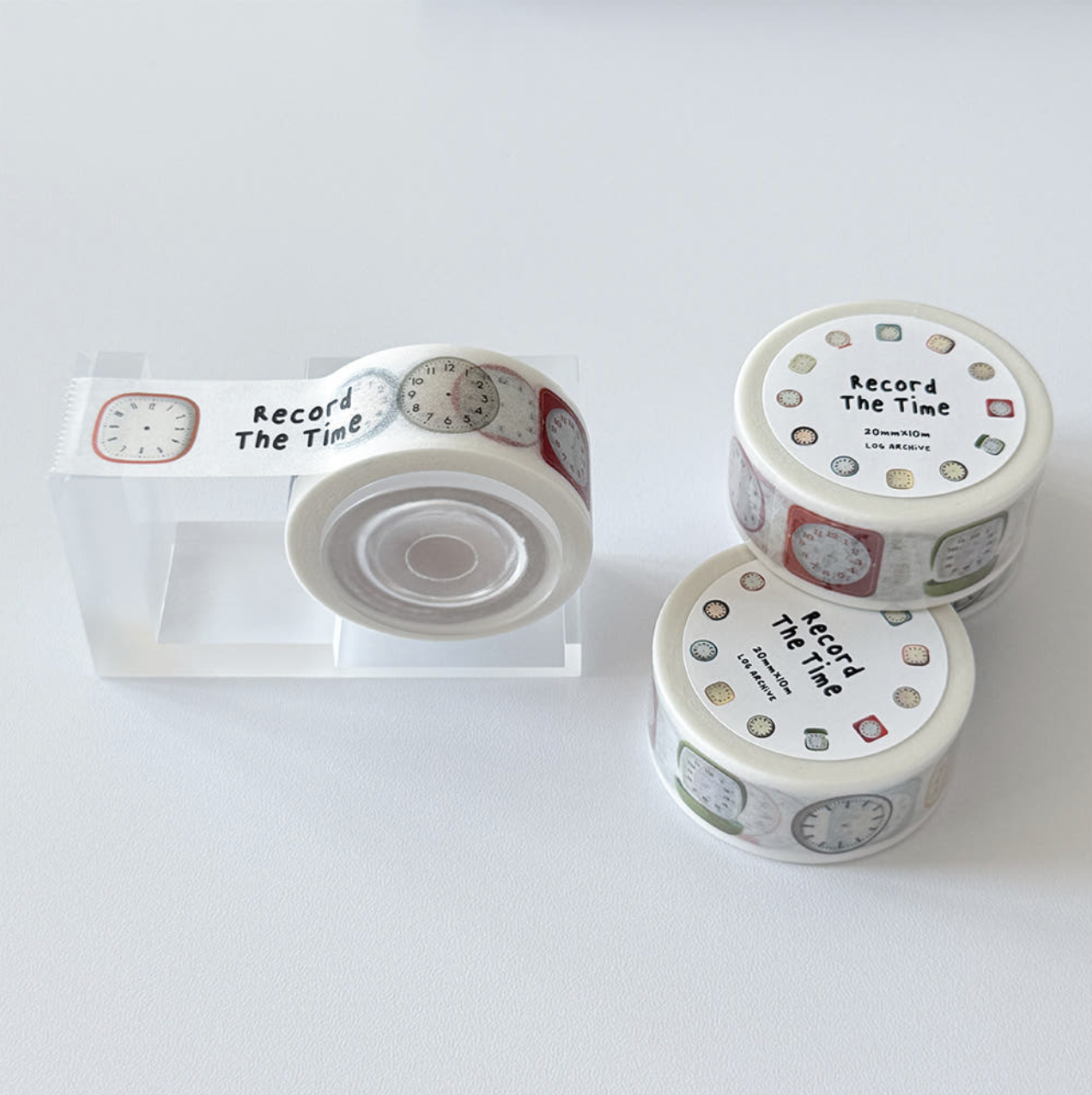 Log Archive Record the Time Masking Tape
