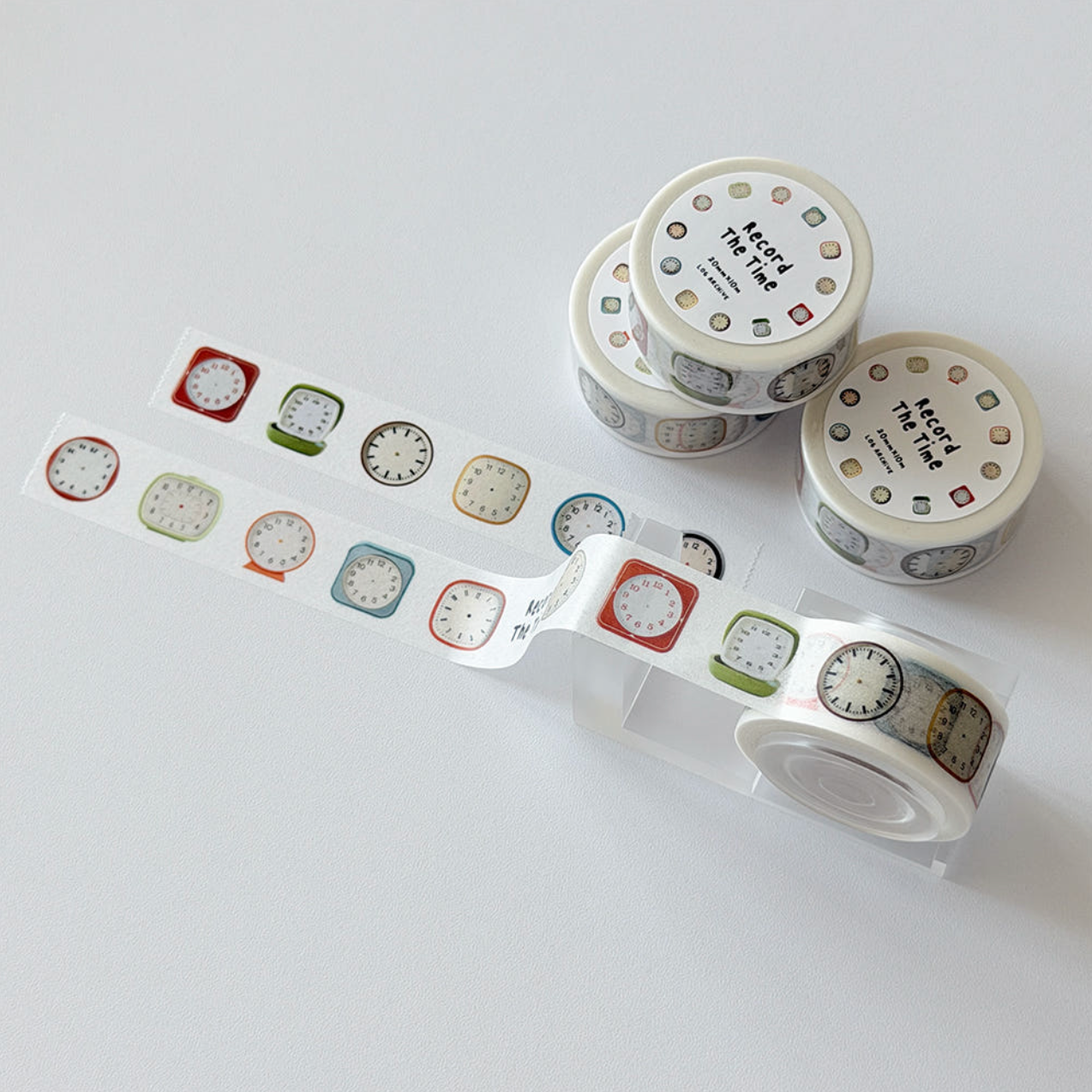 Log Archive Record the Time Masking Tape