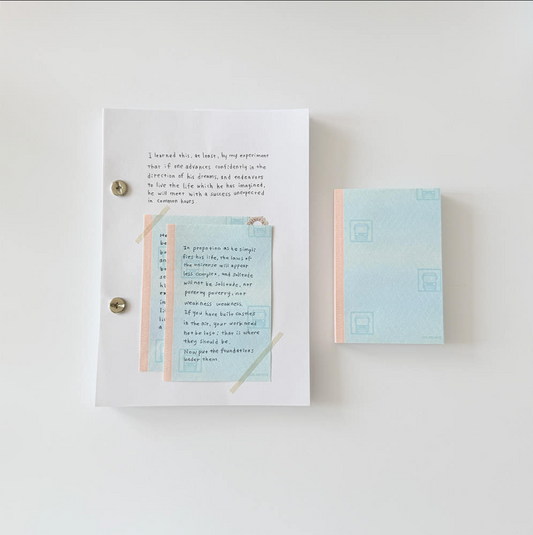 Log Archive Sky Bus Ticket Memo Pad
