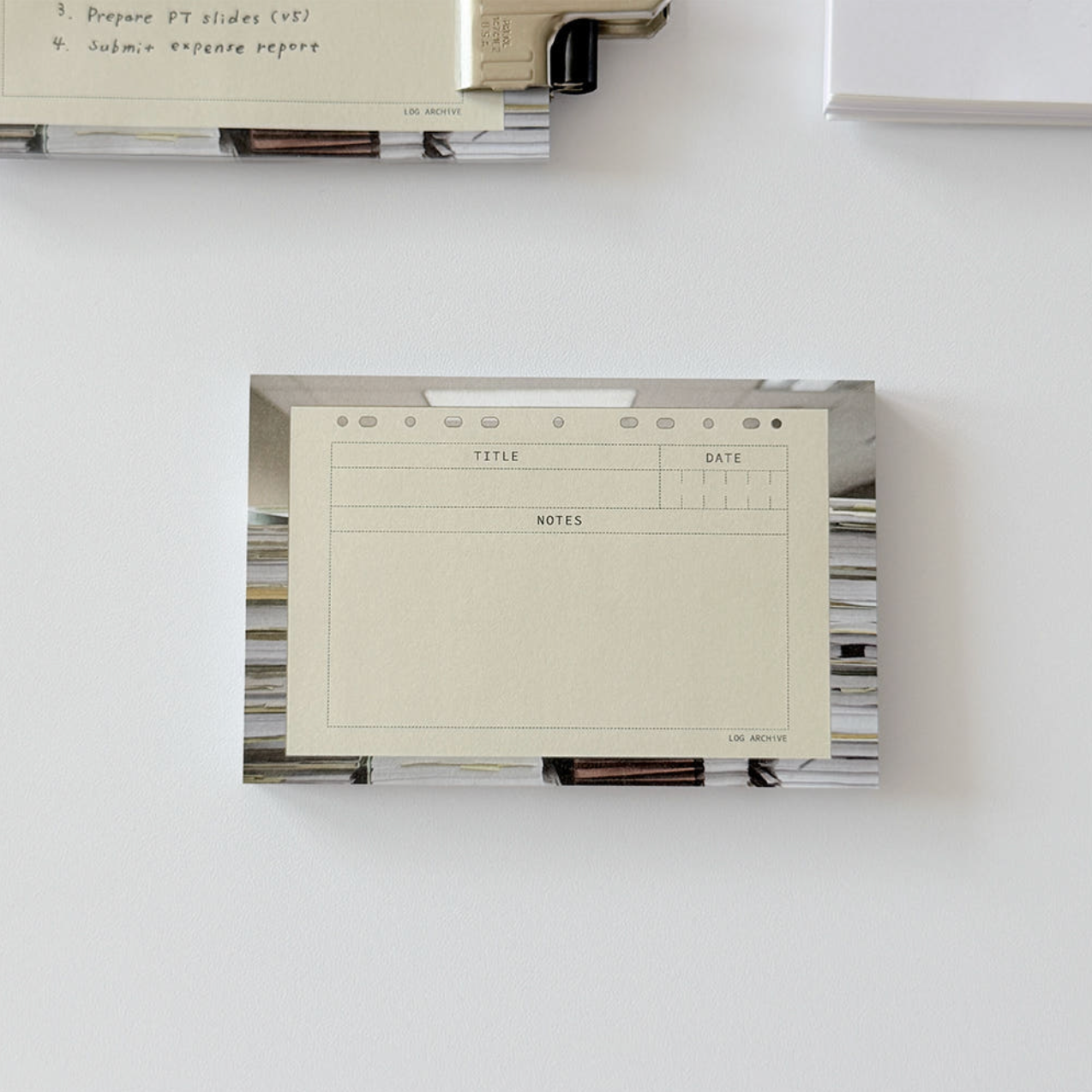 Log Archive Office Memo Pad
