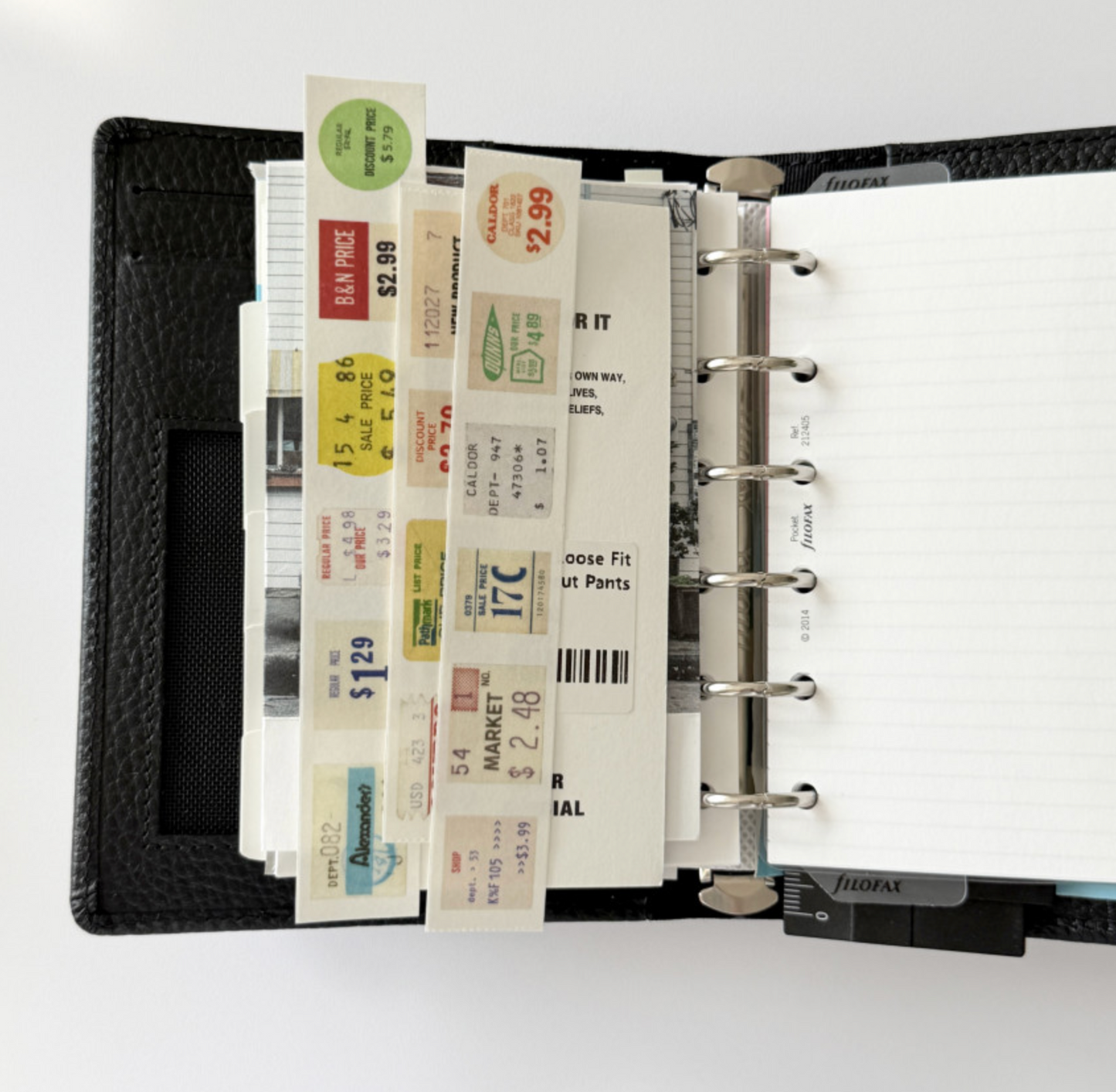 Log Archive Price Record Masking Tape