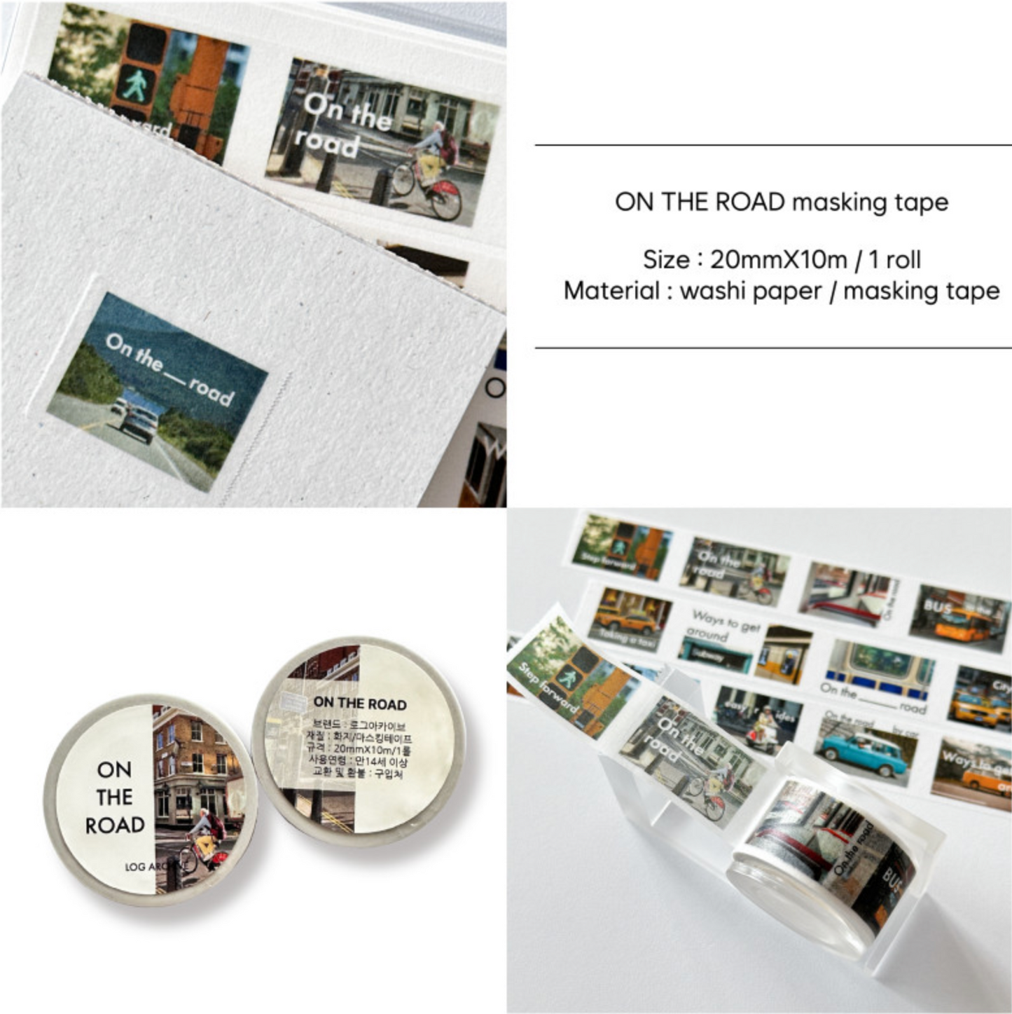 Log Archive On The Road Masking Tape