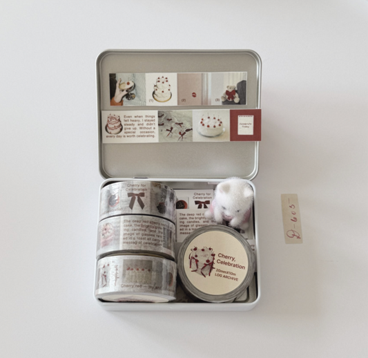 Log Archive Cherry Celebration Masking Tape