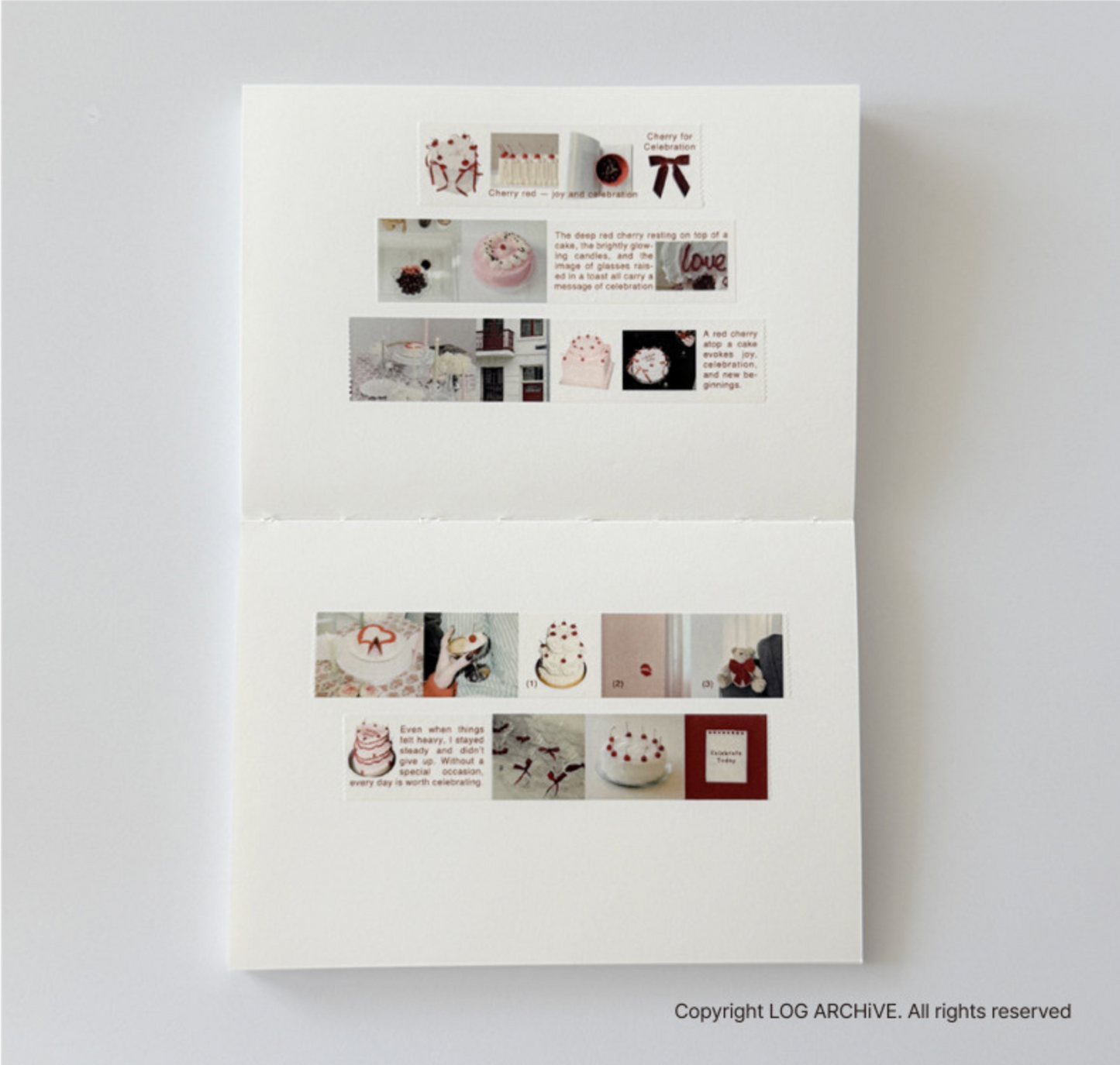 Log Archive Cherry Celebration Masking Tape