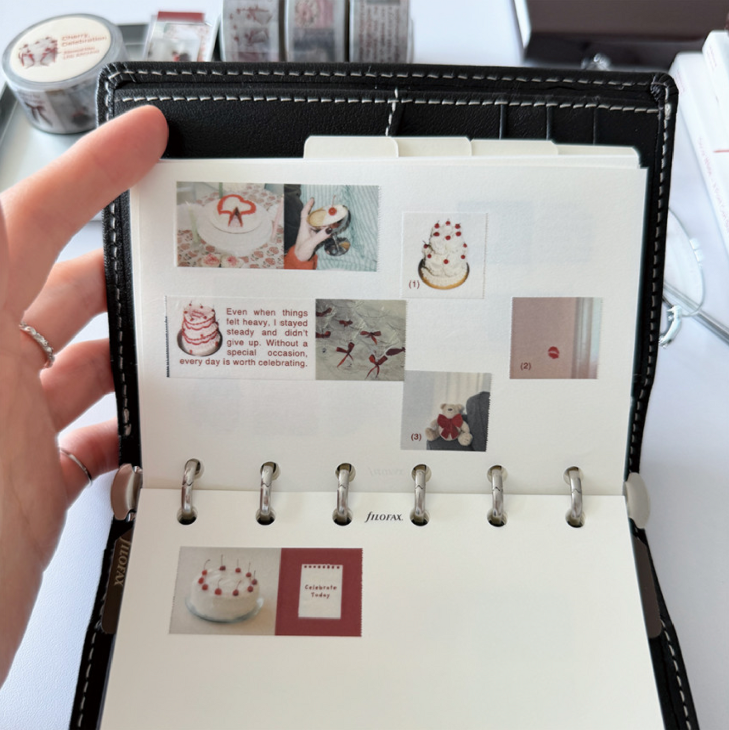Log Archive Cherry Celebration Masking Tape