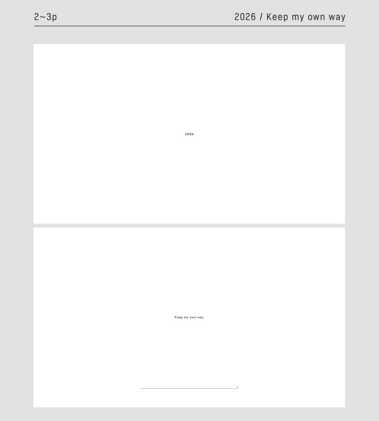 [ PREORDER ] Analogue Keeper 2027 Monthly Planner