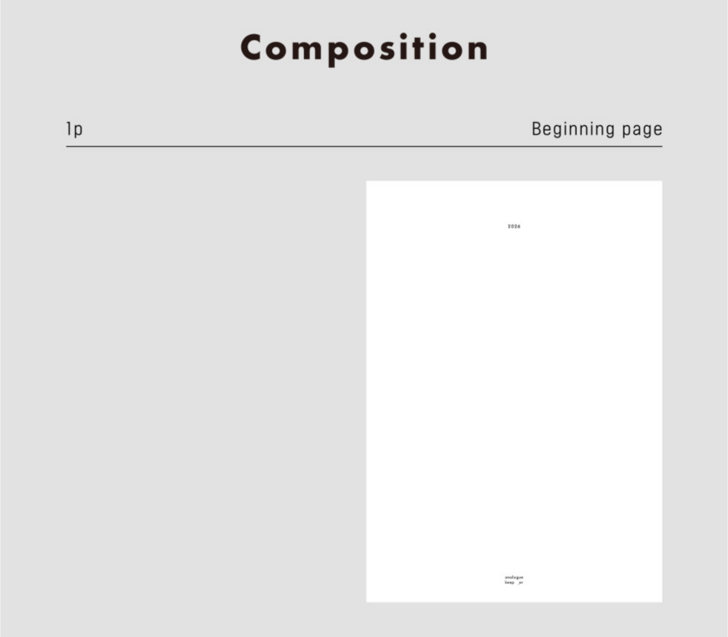 [ PREORDER ] Analogue Keeper 2027 Daily Diary