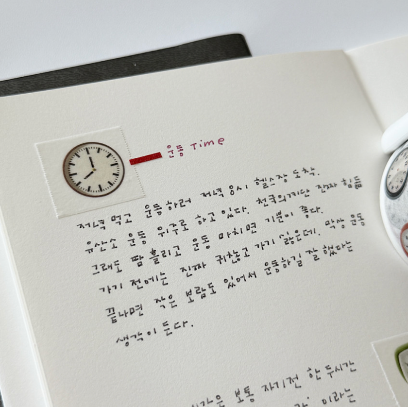 Log Archive Record the Time Masking Tape