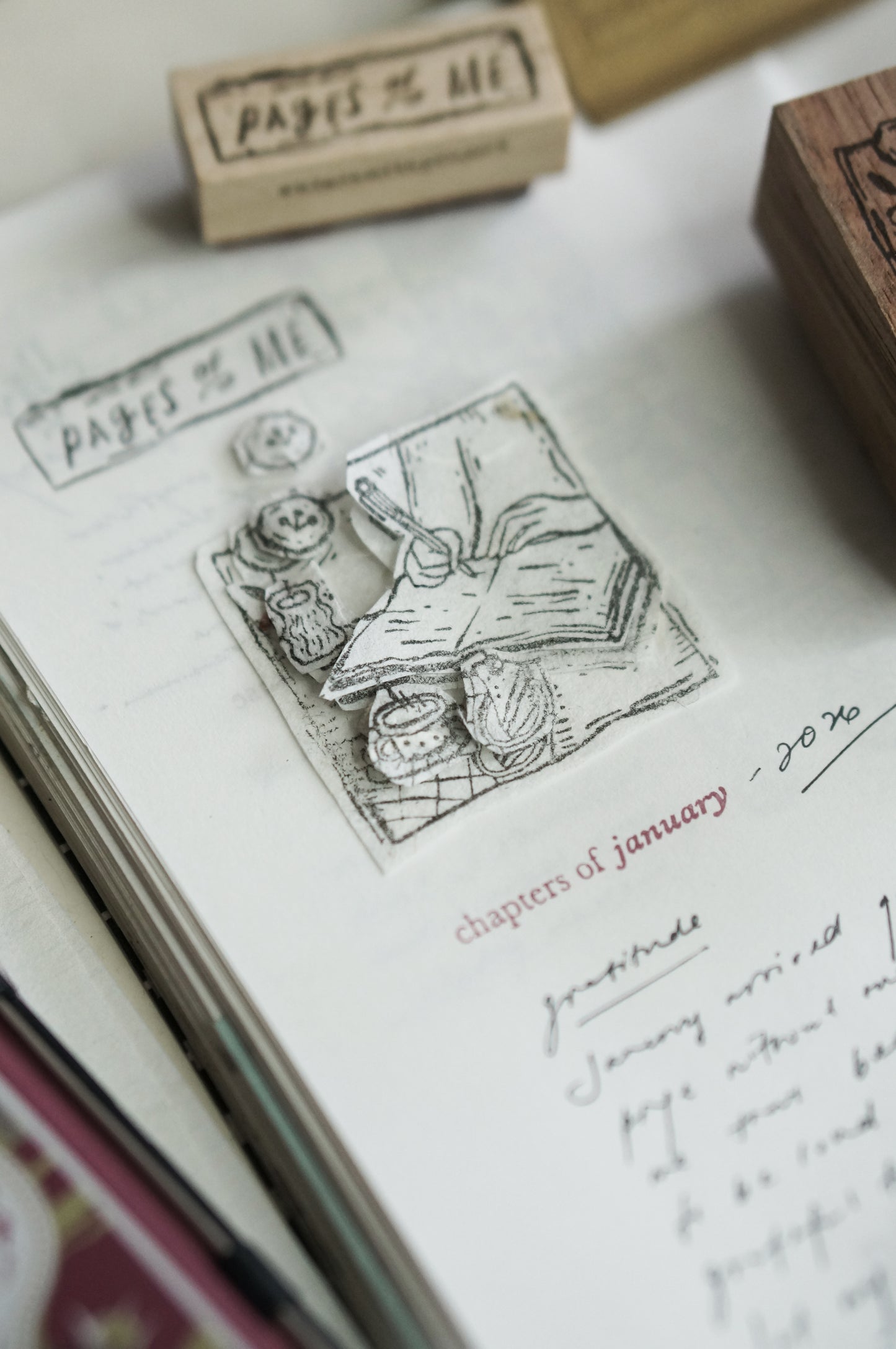 Black Milk Project Pages of Me Series Rubber Stamp / L