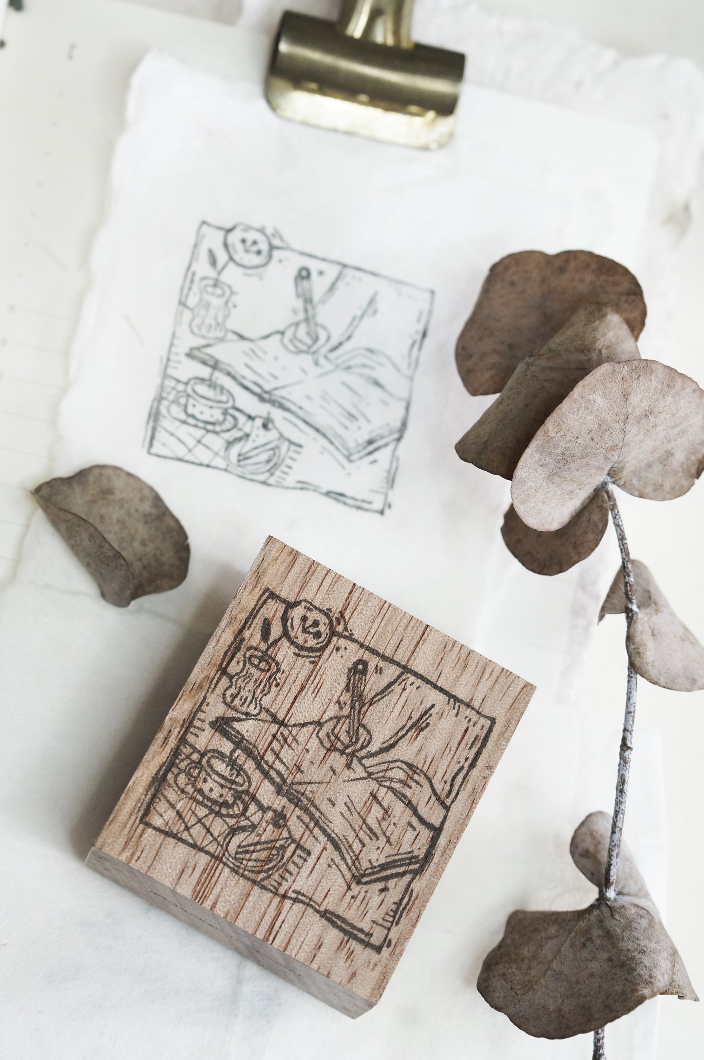 Black Milk Project Pages of Me Series Rubber Stamp / L