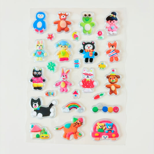 Sosom Room Soft Block Sticker Sheet