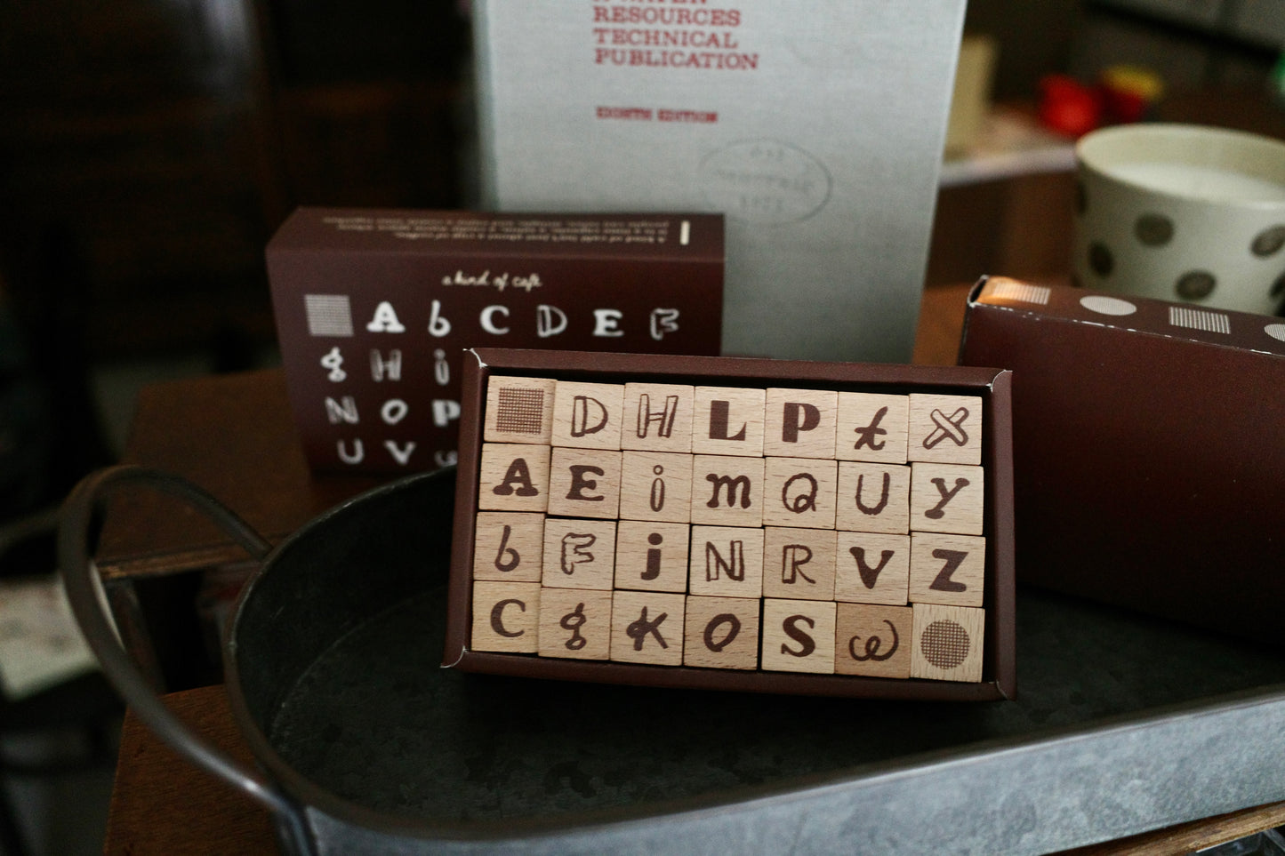 A Kind of Cafe Alphabet Stamp Set