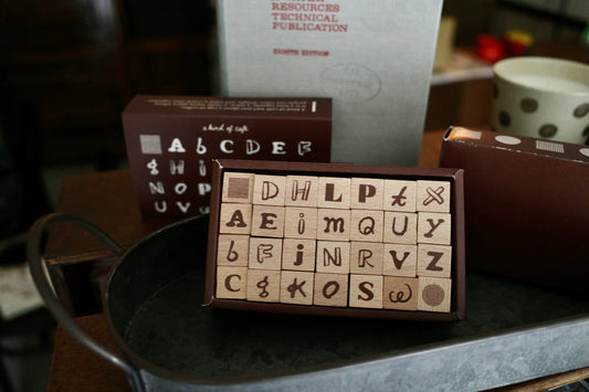 A Kind of Cafe Alphabet Stamp Set