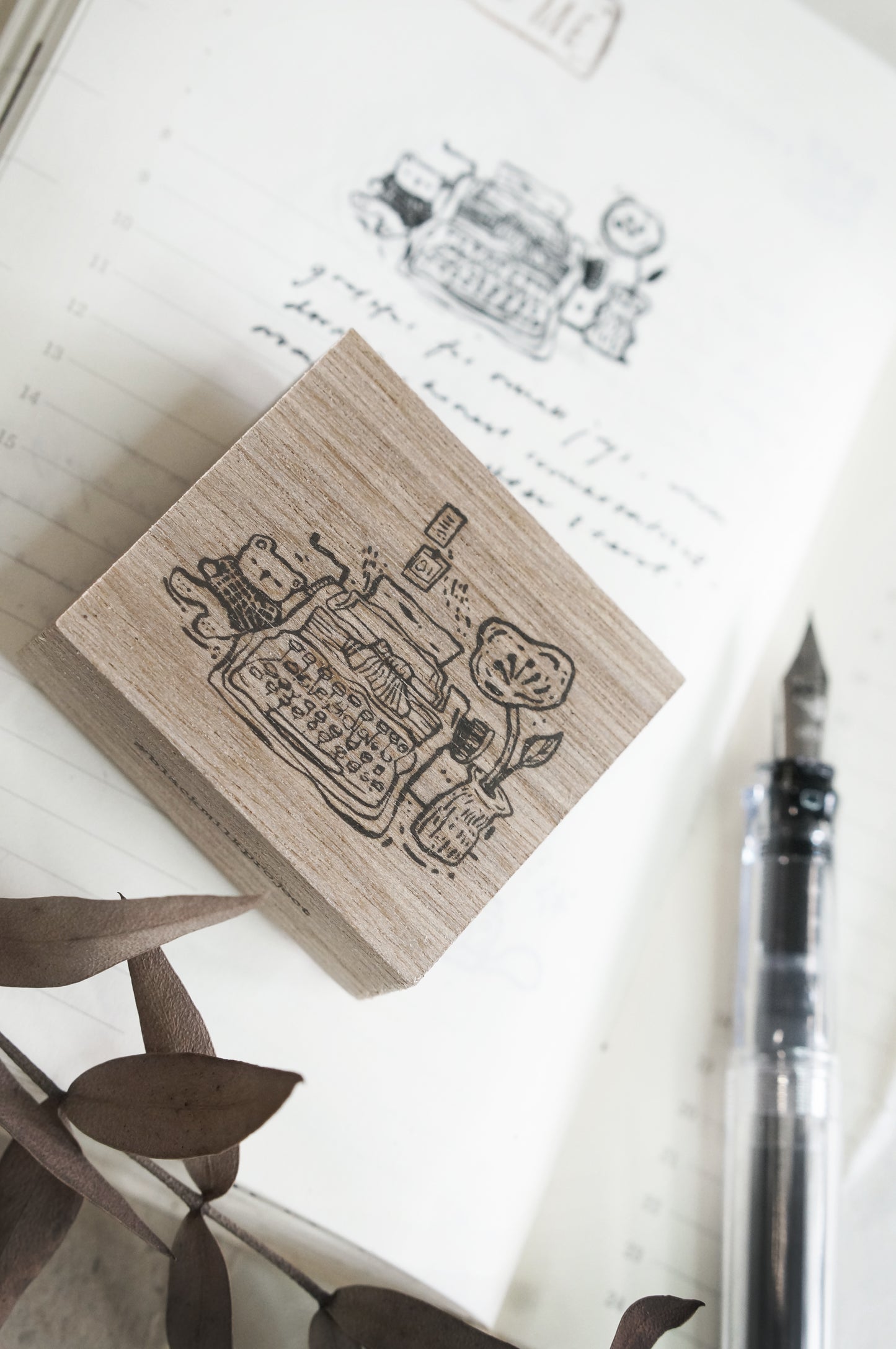 Black Milk Project Pages of Me Series Rubber Stamp / L