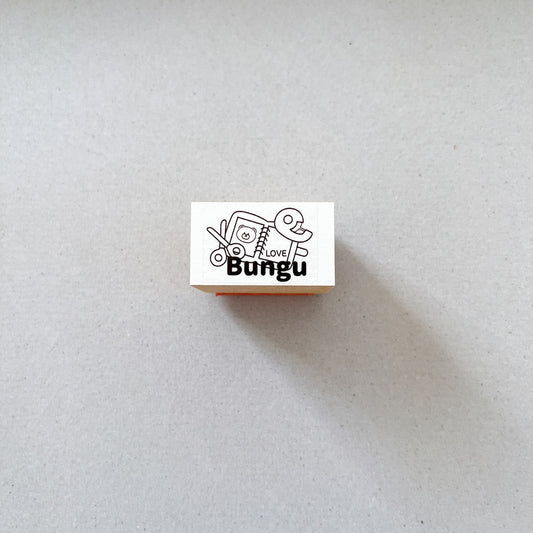 Tomoshop Rubber Stamp Design / Bungu Bear