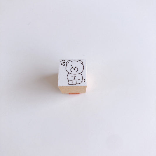 Tomoshop Rubber Stamp Design / Hmm...Kuma-chan