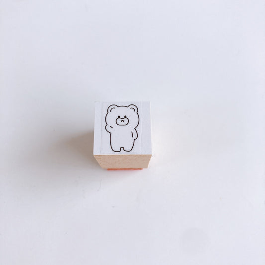 Tomoshop Rubber Stamp Design / No. 1 Kuma-chan