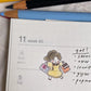 Msbulat New Year Collection Rubber Stamp / 2 Designs