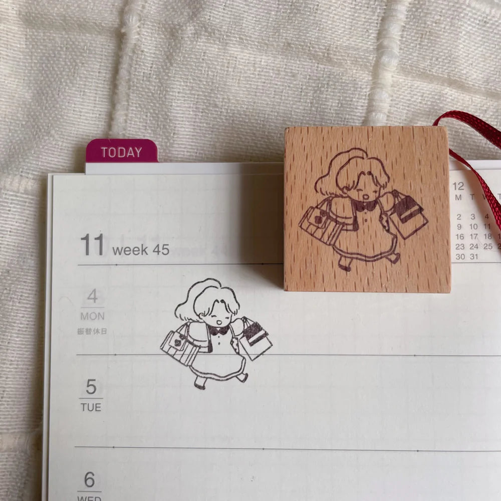 Msbulat New Year Collection Rubber Stamp / 2 Designs