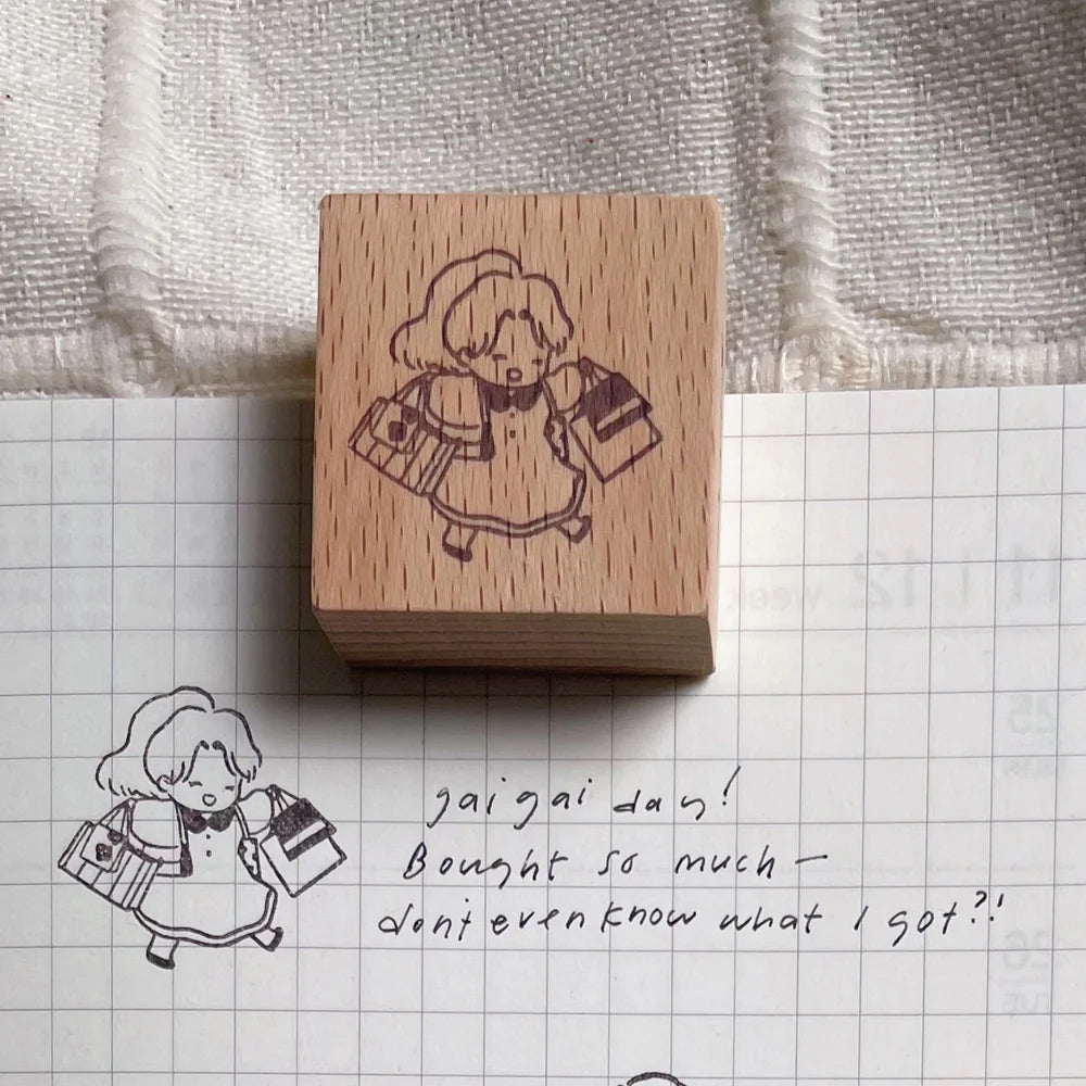 Msbulat New Year Collection Rubber Stamp / 2 Designs