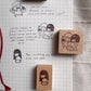 Msbulat New Year Collection Rubber Stamp / 2 Designs