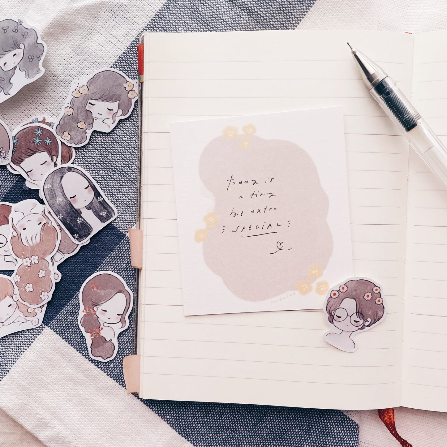 Msbulat A blooming Life Sticker Pack // Heads Full of Posies