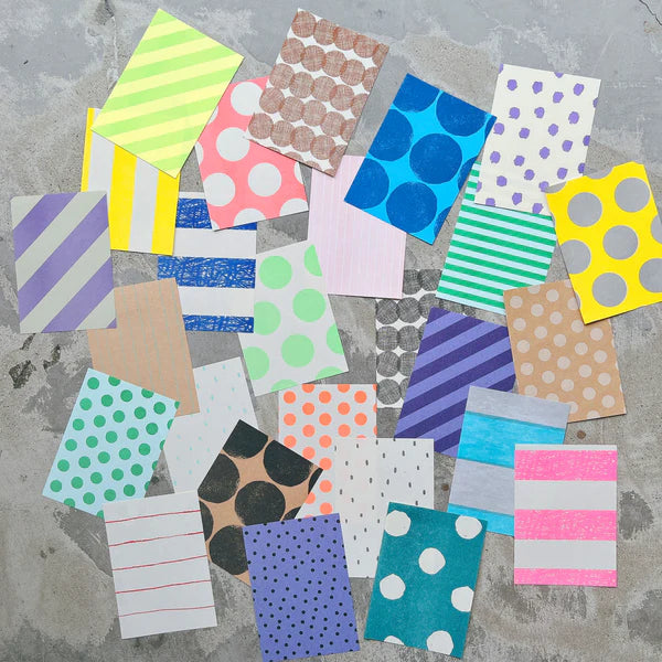 Mizushima IROIRO Paper Set / Dots & Stripes (M)