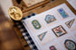 OURS Gallery Postal Stamp Sticker Set