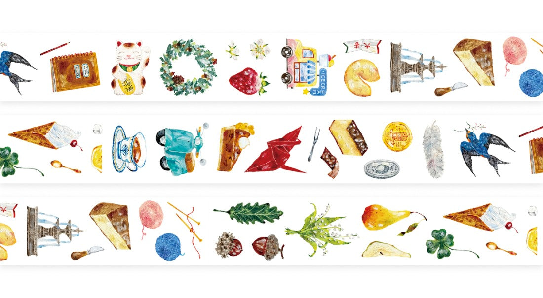 OURS 2025 Winter Collection The Fortune Kiss-cut Sticker Roll