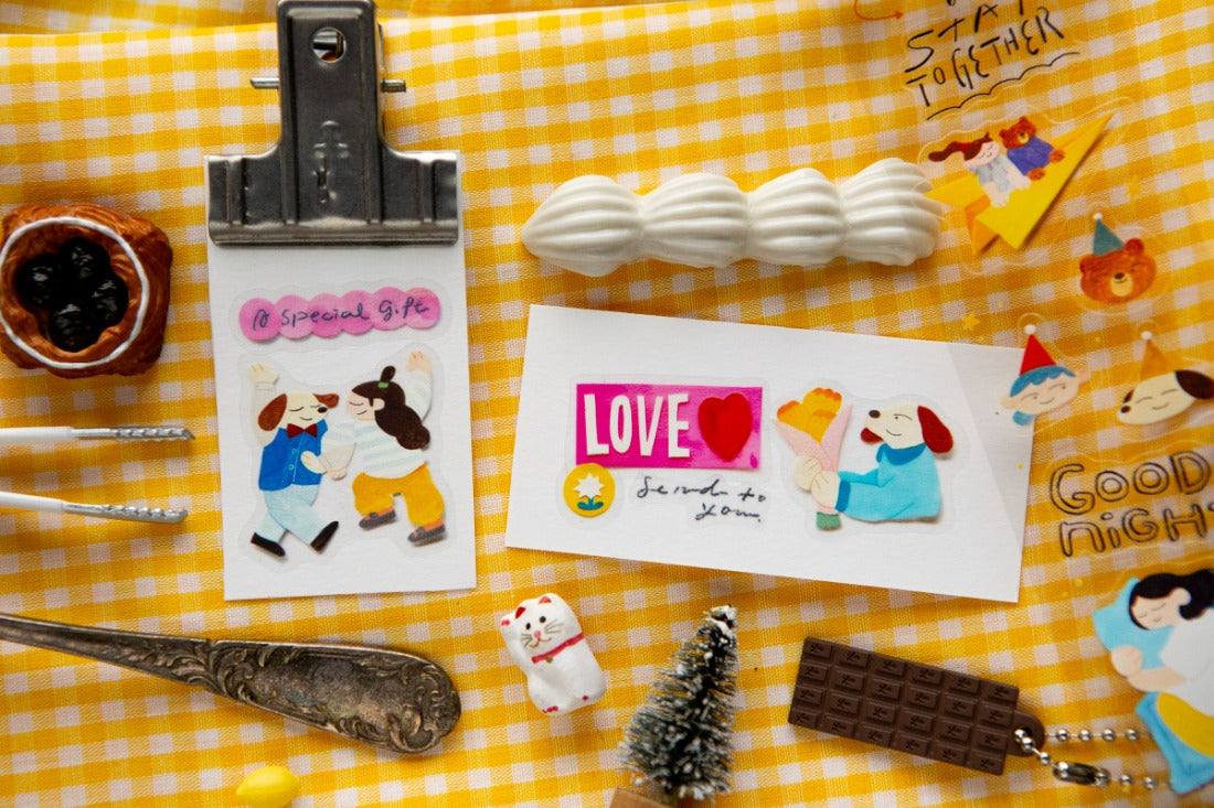 OURS 2025 Winter Collection For A Special Day Kiss-cut PET Sticker Roll