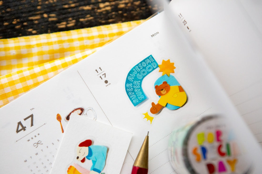 OURS 2025 Winter Collection For A Special Day Kiss-cut PET Sticker Roll