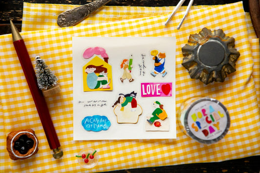 OURS 2025 Winter Collection For A Special Day Kiss-cut PET Sticker Roll