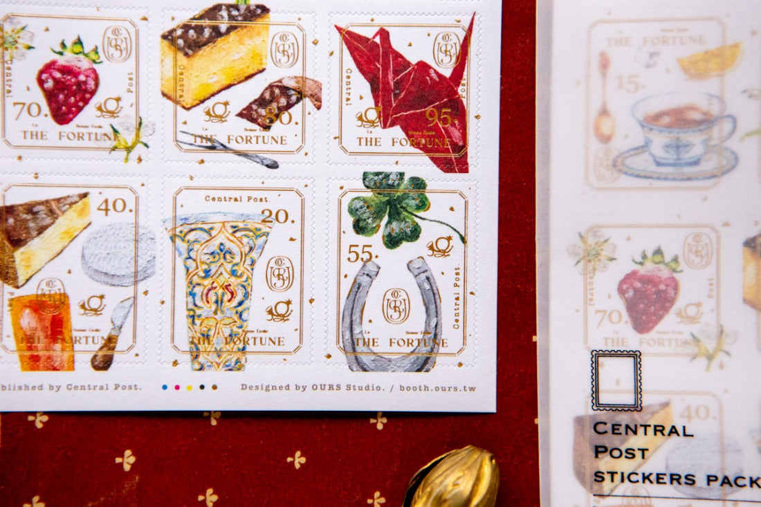 OURS 2025 Winter Collection The Fortune Stamp Sticker Pack