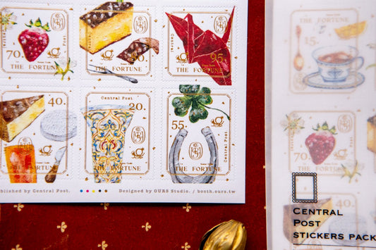 OURS 2025 Winter Collection The Fortune Stamp Sticker Pack