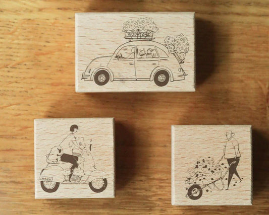 Modaizhi One Day Rubber Stamp // 5 Designs