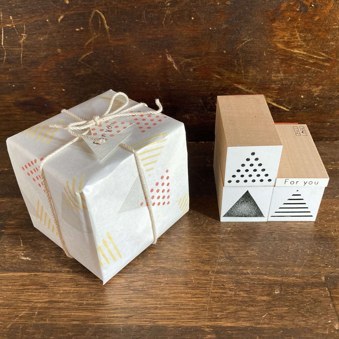 Oscolabo Triangle Rubber Stamps | Triangles