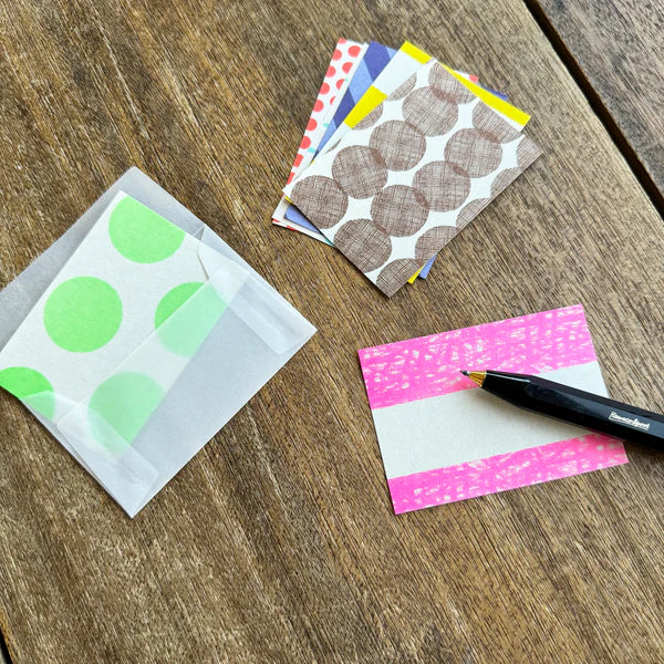 Mizushima IROIRO Paper Set / Dots & Stripes (S)