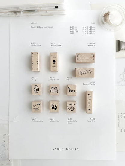 Nyret Vol. 13 Little Things Collection Rubber Stamp / 11 Designs