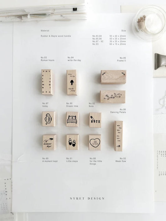 Nyret Vol. 13 Little Things Collection Rubber Stamp / 11 Designs